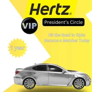 Hertz Reward Mietwagen President Circle Status Fahrzeug Upgrade 1 Jahr - Bild 1 von 1