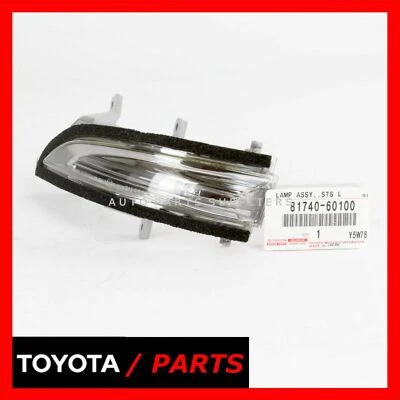 FACTORY LEXUS LX570 GX460 MIRROR TURN SIGNAL LAMP DRIVER SIDE 8174060100 OEM - Image 1 of 3