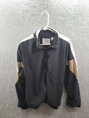 Chaqueta cortavientos John Ashford Sport para hombre azul con tostado/blanco cremallera completa talla grande Foto 1 de 4