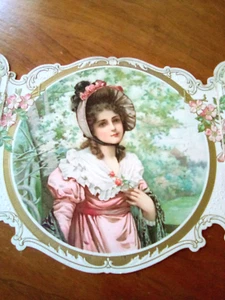 VTG 1900 CALENDAR VICTORIAN LADIES w HATS COPYRIGHT 1899 PERRY MASON BOSTON MASS - Picture 1 of 8