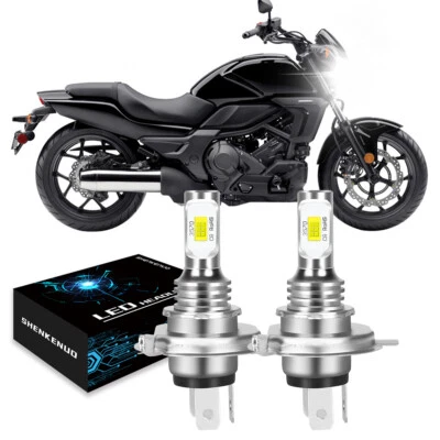 适用于本田 CTX700 CTX700N 2014 - 2017 2X 9003 H4 LED 车头灯灯泡 超白 — 第 1/4 张图片