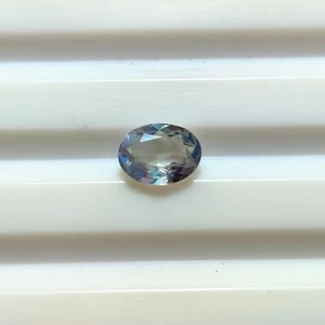 0.60Ct Natural Alexandrite Loose Gemstone 6X4.7 Oval Green Cut Transparent A-724 - Picture 1 of 4