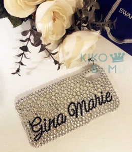 Bling Personalize Your Name Crystal Customize Rhinestone For Various Phone Case - Picture 1 of 2