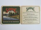 Beer Coaster ~ SARANAC Brewing Co, Secret of the Adirondacks ~ New York's Oldest