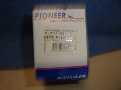 Plugues de tubulação PIONEER #PP-567-100 - 1/4, caixa 100 - Imagem 1 de 4