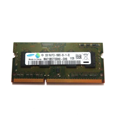 2GB SODIMM 2Rx8 PC3-10600 DDR3 1333MHz (204 Pin) Memory - Image 1 of 2