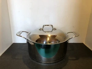 Emeril 6 Qt Quart Stock Pot Copper Core Stainless Steel With Lid - Picture 1 of 6