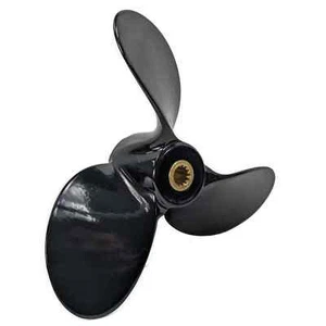 BRP 763590 Johnson Evinrude Aluminum Propeller 9-1/4 x 12P RH Original BRP - Picture 1 of 2