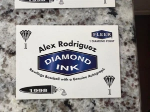 1998 FLEER ULTRA MLB DIAMOND INK CARD ALEX RODRIGUEZ 1 DIAMOND PT UNUSED - Picture 1 of 1