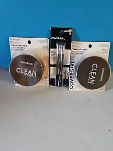 2 x COVERGIRL Clean Invisible Loose Powder, 105 Translucent + Covergirl 510 Pncl - Picture 1 of 14