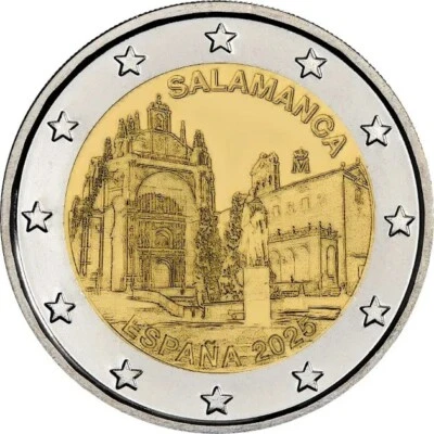 Spain - 2 Euro Commemorative 2025 Old City of Salamanca UNC - FREE SHIPPING - Image 1 of 4