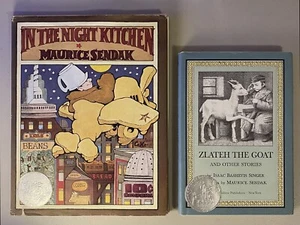 Maurice Sendak In The Night Kitchen 1st Ed 1970 ZLATEH THE GOAT 1994 HC DJ  - Bild 1 von 24