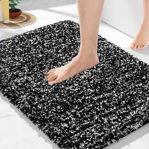 Badteppiche rutschfest waschbar 24x17, ultraweich und wasserabsorbierend Badematten, - Bild 1 von 5