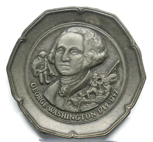 Placa de colección de 2" de George Washington la colección histórica de presidentes estadounidenses - Imagen 1 de 7