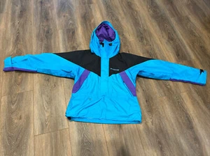 Vintage Moonstone Gore-Tex Pullover Small Adult Blue Ski Windbreaker Hooded - Picture 1 of 9