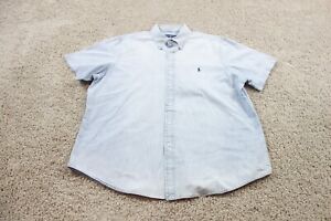 Ralph Lauren Shirt Mens XXL Blue Button Down Lightweight Sun Washed Vintage