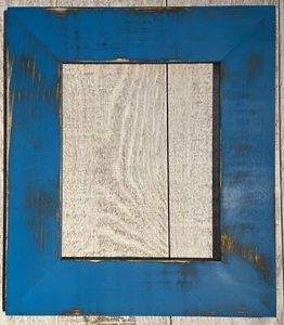 F002-453 2-1/2" Peacock Distressed Picture Frame - Picture 1 of 3