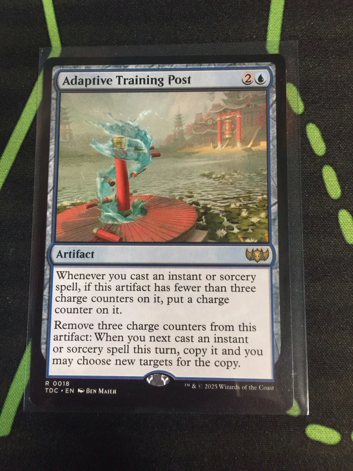 MTG Magic The Gathering Adaptive Training Post TDC Rare Blue Artifact - Image 1 of 1