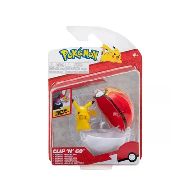 Pokémon - Clip N Go - Pikachu & Premier Ball - Immagine 1 di 3