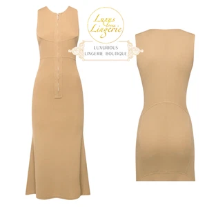 The 3D-Cut Body Hugging Dress By Wolford M Medium Cafe Au Lait Dress Silhouette - Picture 1 of 4