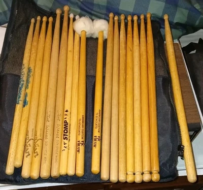 Juego de baquetas vintage en bolsa Foto 1 de 3