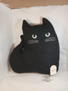 🐈‍⬛ Target Bullseye Black Cat Decorative Throw Pillow  Fall New - Picture 1 of 4