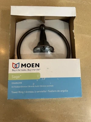 Anillo Toalla Colección Salvia Moen DN6886ORB Bronce Frotado con Aceite Foto 1 de 4