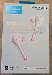 🔥 Soundcore by An Liberty Air 2 True Wireless Earbuds - WHITE | Amazon Sealed! - Picture 1 of 11