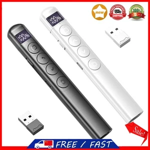 2.4GHz Wireless Presenter Remote Type-C Rechagable for Keynote/PPT//PC/Laptop - Photo 1/18