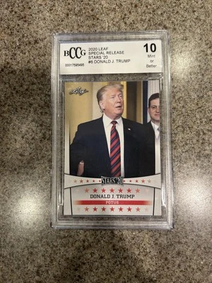 2020 Leaf Special Release Legends Donald Trump - Image 1 of 2