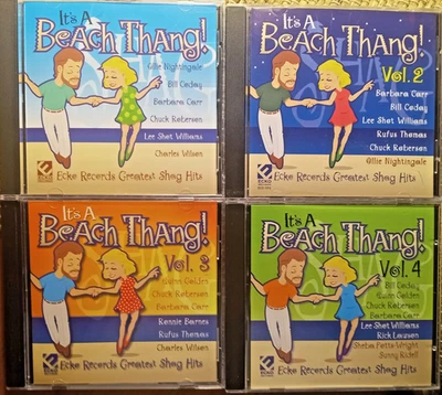 It's a Beach Thang! Vol's 1-4 Ecko RecordsVarious 4CDs NMtoM Shag CAROLINA BEACH - Bild 1 von 4