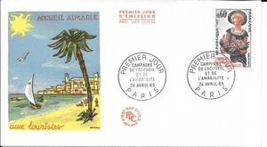 France 1965 FDC Campaign Of Welcome And Kindness YT 1449 - Picture 1 of 1