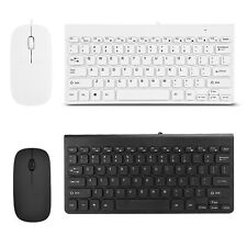 Ultra Thin USB Wired Keyboard Optical Mouse Mice Set For PC Laptop