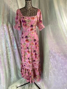 Loveshackfancy Marieta Floral Maxi Dress Sz 4 AUTHENTIC NWT - Picture 1 of 11