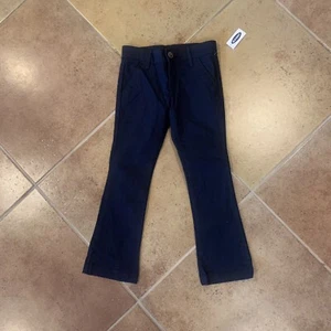 Old navy Girls Boot Cut Chinos Sz 6 Navy NWT Uniform - Picture 1 of 4
