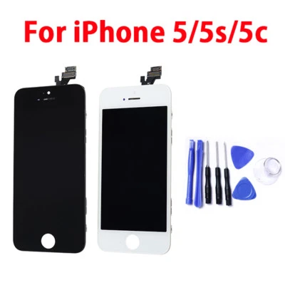 LCD Display Touch Screen Digitizer Assembly Replacement For iPhone 5 5S 5C HQ.. - Image 1 of 4