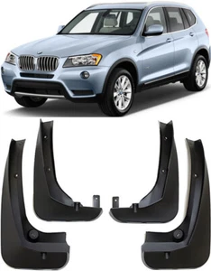Genuine Front & Rear Molded Splash Guards Mud Flaps FOR 2011-2017 BMW X3 F25 - Picture 1 of 12