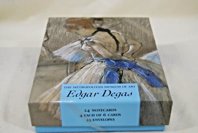 Tarjetas en blanco del Museo Metropolitano de Arte Edgar Degas bailarines en el aula  Foto 1 de 4