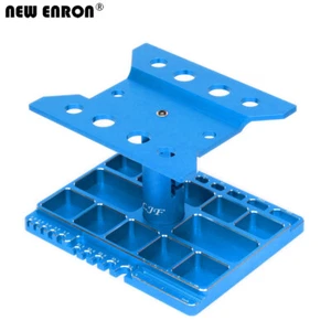 Multifunctional 360 Rotation Repair Station Work Stand Blue For Axial Traxxas - Picture 1 of 13
