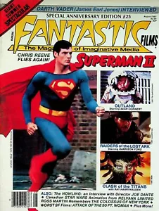 Fantastic Films Magazine #25 August 1981 Superman II Outland Clash of the Titans - Imagen 1 de 2