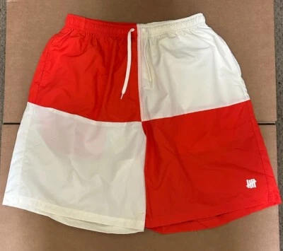 TOTALMENTE NUEVO Undefeated Checker Corto Rojo Talla Grande 100% AUTÉNTICO Foto 1 de 4