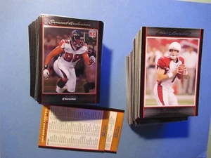 u pick 2007 Bowman Draft Football Cards + Chrome + Upper Deck 2007 buy 4 for 50% - Picture 1 of 14