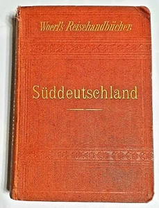 1890 Woerl's Reisehandbücher Süddeutschland TaschenBuch  Original Antik Rarität - Bild 1 von 11