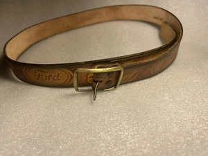 Ford Automobile Men’s Leather Belt Size 42 - Picture 1 of 2