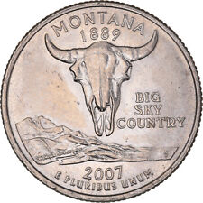 [#1043206] Moneta, USA, Montana, Quarter, 2007, U.S. Mint, Denver, AU(55-58), Mi