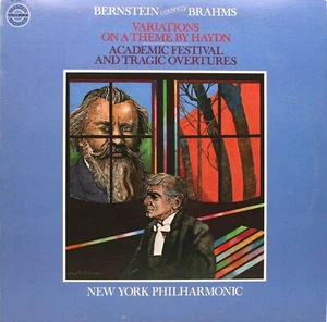 Bernstein Conducts Brahms "Variations on a Theme"; Vinyl LP (1978) M-34572; VG+ - Picture 1 of 4
