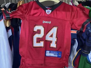 Maglia Carnell Cadillac Williams Tampa Bay Buccaneers Reebok bambino taglia 2T NFL - Foto 1 di 5