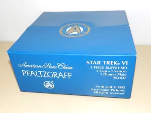 JUEGO BUFFET 3 PIEZAS STAR TREK PFALTZGRAFF USS ENTERPRISE NUEVO #297/3000: 453-037 - Imagen 1 de 6