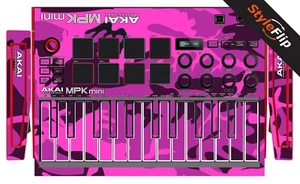 Akai MPK Mini MK3 Skin | tarnfarben pink | Schutzaufkleber | StyleFlip Skins - Bild 1 von 1