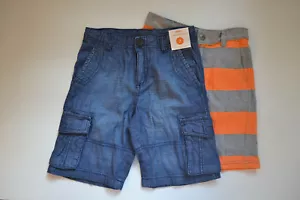 Nuevo con etiquetas juego de 2 pantalones cortos de algodón para niños talla 7 - Imagen 1 de 8